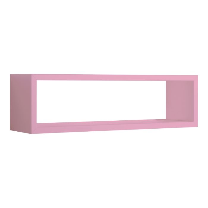 Mensola da parete rettangolare colore Rosa 60x17 cm mod. Regolo main product photo