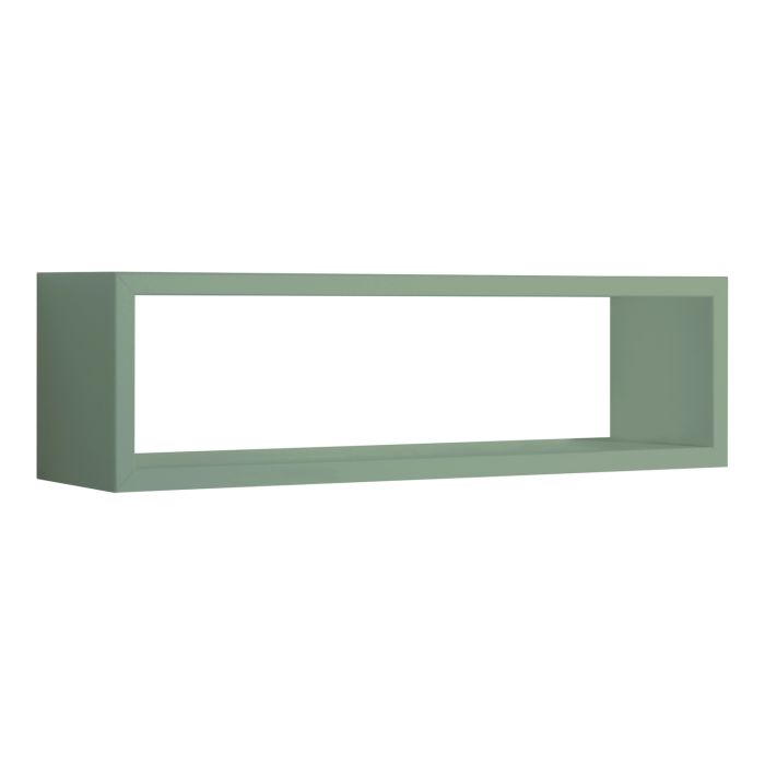Mensola da parete rettangolare colore Verde acqua 60x17 cm mod. Regolo main product photo