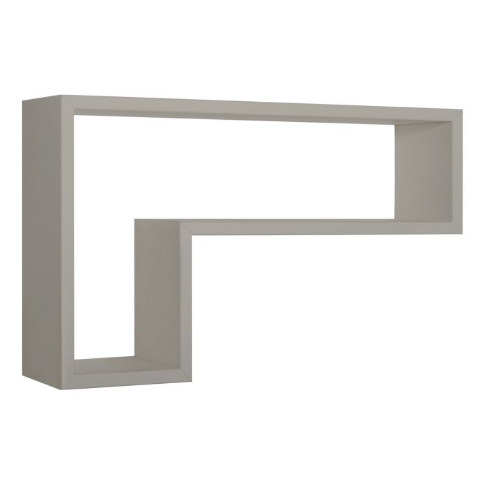 Mensola da parete colore Marrone talpa 61x37 cm mod. Lettera main product photo
