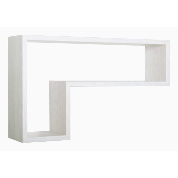 Mensola da parete colore Rovere sbiancato 61x37 cm mod. Lettera main product photo