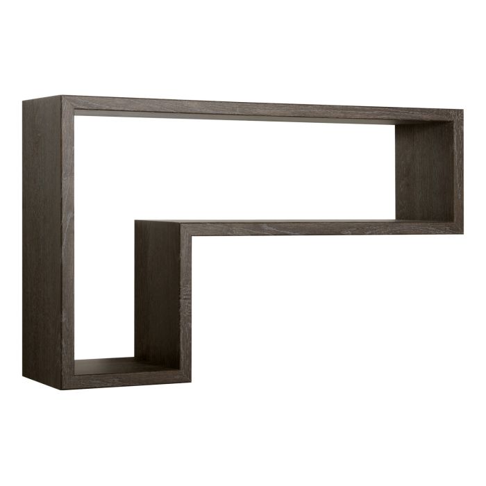 Mensola da parete colore Rovere scuro 61x37 cm mod. Lettera main product photo