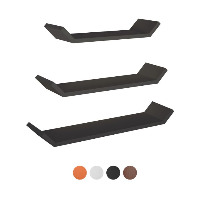 Mensola da parete set di 3 pz componibili vari colori mod. Barchetta main product photo