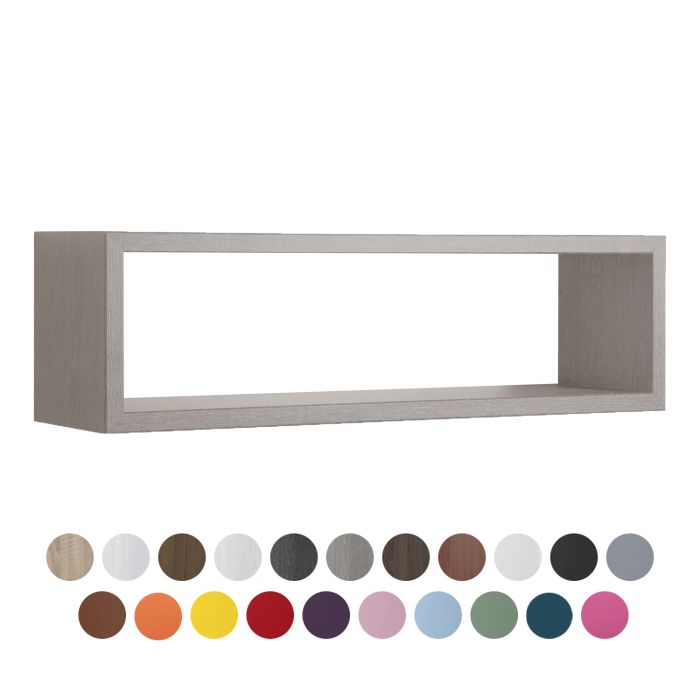 Mensola da parete rettangolare vari colori 60x17 cm mod. Regolo main product photo