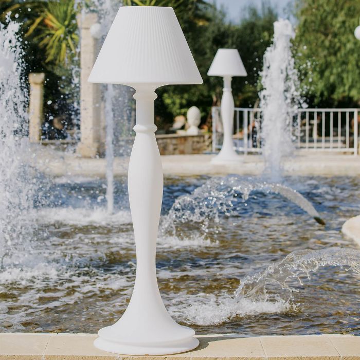 Lampada da terra in resina Eva 180 cm Led RGB main product photo
