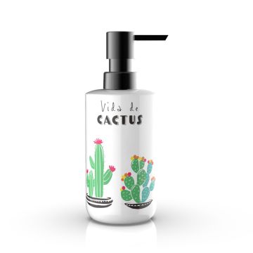 Dispenser Sapone da Appoggio Bianco in Ceramica Mod. Cactus