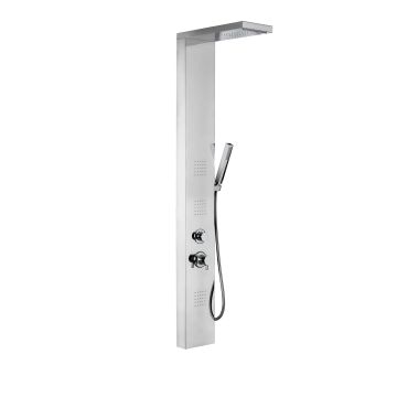 Colonna Doccia Idromassaggio Lucido in Acciaio Inox Aisi 304 Mod. Broadway