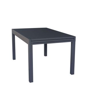 Tavolo allungabile in alluminio 135/270x90x75h cm colore Antracite mod. Hawaii