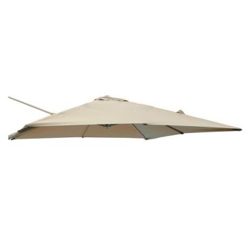Telo parasole antivento 3x4 Tortora per ombrellone mod. Saturno