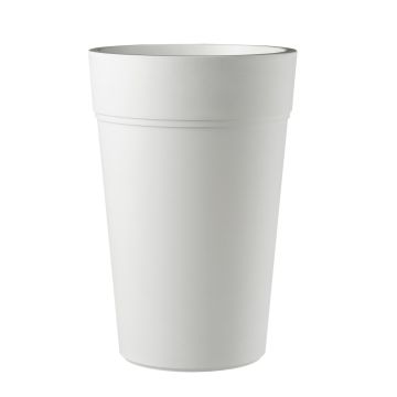 Vaso Tondo colore Bianco Ø 38 CM H 80 CM mod. Stem