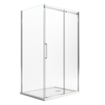 Box Doccia 70x100CM H200 Vetro Trasparente 8mm Versione Destra con EasyClean mod. Prime Duo 1 Anta