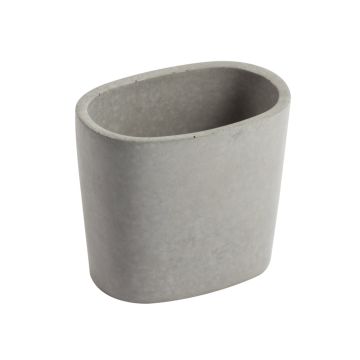 Porta Spazzolini Da Appoggio col. grigio in cemento mod. Horus