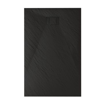 Piatto Doccia 80x170x2,6 CM Rettangolare Antracite Effetto Pietra mod. Blend