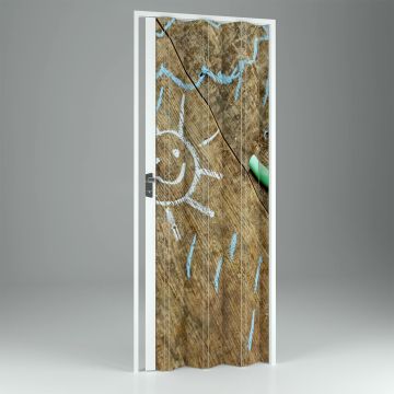 Porta a Soffietto da Interno in PVC Children 89,5x214 cm mod. Vera