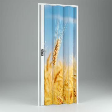 Porta a Soffietto da Interno in PVC Grain 89,5x214 cm mod. Vera
