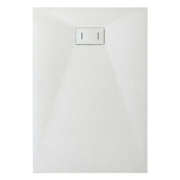 Piatto Doccia 70x90x2,6 cm Bianco Effetto Pietra mod. Strong