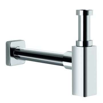 Sifone per lavabo quadro Cromo mod. Ares