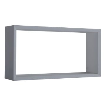 Mensola da parete rettangolare colore Grigio sasso 70x35 cm mod. Artù