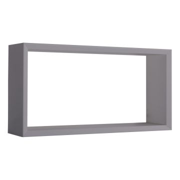 Mensola da parete rettangolare colore Marrone talpa 70x35 cm mod. Artù