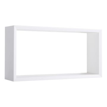 Mensola da parete rettangolare colore Bianco 70x35 cm mod. Artù