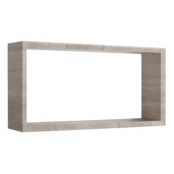 Mensola da parete rettangolare colore Rovere moka 70x35 cm mod. Artù