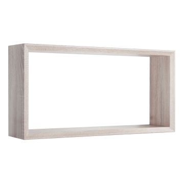 Mensola da parete rettangolare colore Rovere sagerau 70x35 cm mod. Artù