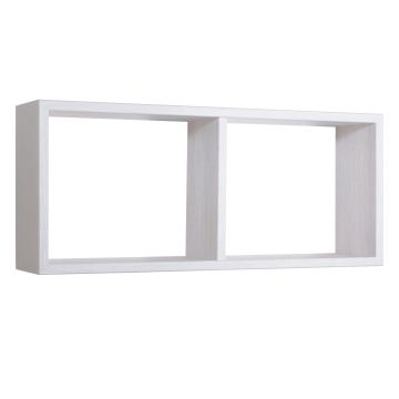 Mensola da parete 2 scomparti colore Rovere imperiale 70x30 cm mod. Morgana