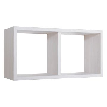 Mensola da parete 2 scomparti colore Rovere imperiale 70x30 cm mod. Morgana Maxi