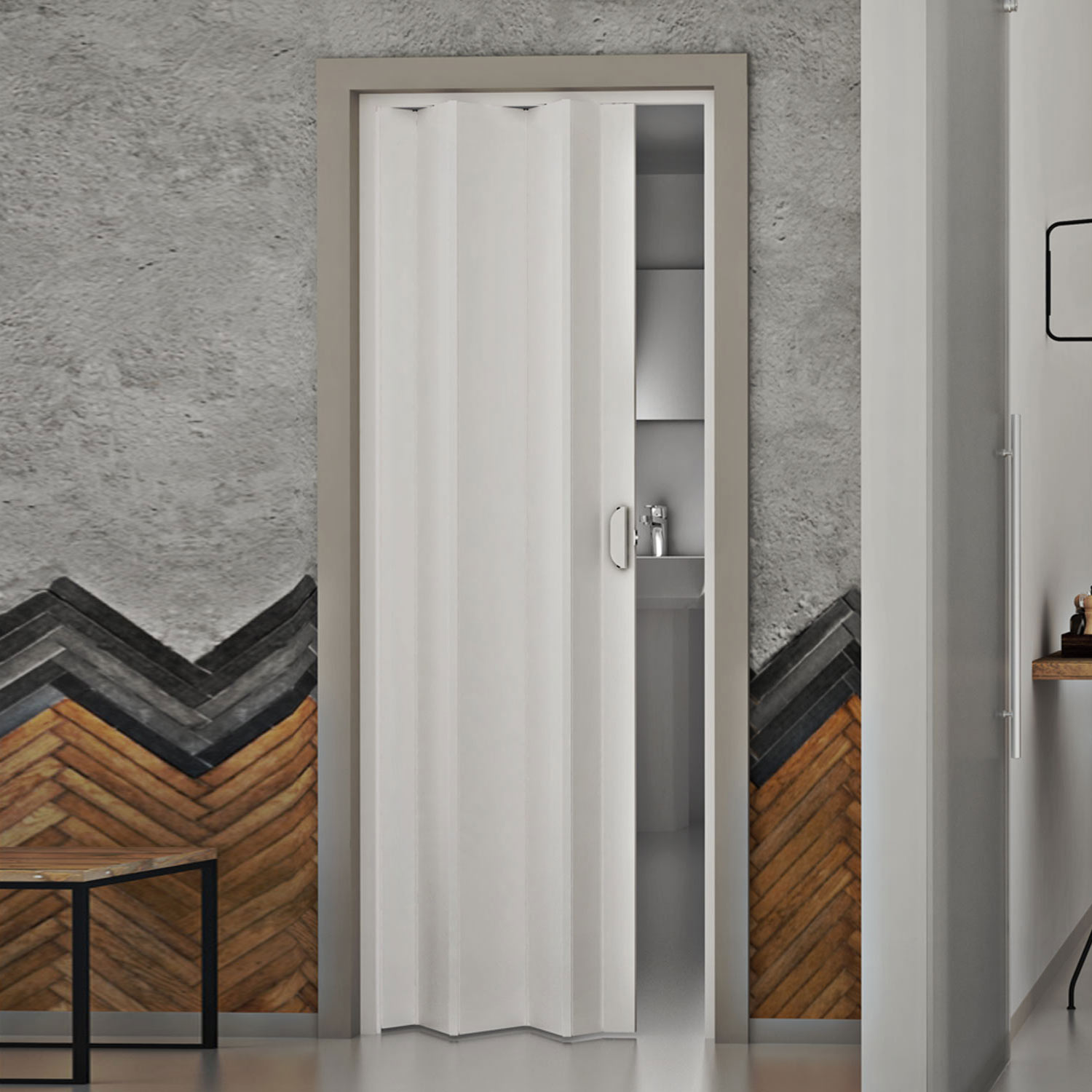 portes accordéon pour maison intérieur – porte accordéon bois intérieur ...